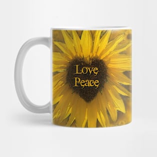 Reiki Sunflowers - Love Peace:o Mug